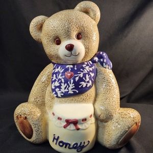 VTG | Teddy Bear in the Honey Pot Rare Collectible Cookie Jar